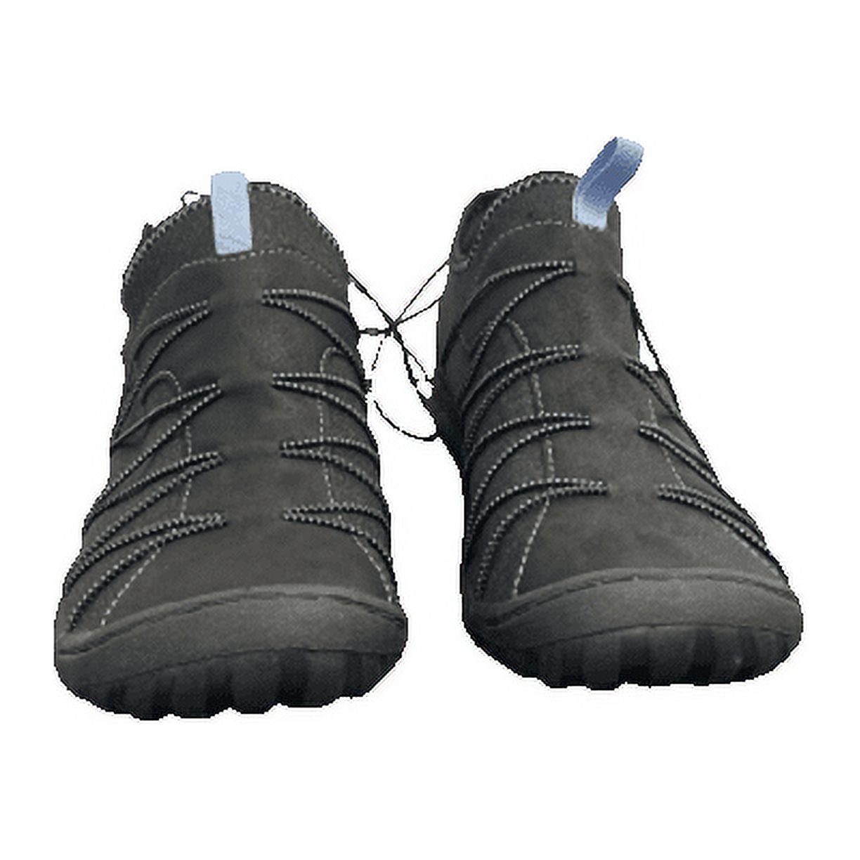 JSPORT Women's Sprint Shoes Lightweight Slip On Casual Sneakers Black