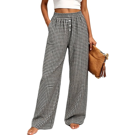 JSROAC Womens Wide Leg Dress Pants Pleated Front High Waisted Loose Casual Suit Trousers Relaxed Fit 2026 Trendy Business Casual Office Pants