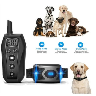 JSSH Dog Shock Collars Dog Training Collar for Small Medium Large Dogs with Remote 2000Ft, Rechargeable Dog Electric Training Collars with 3 Training Modes