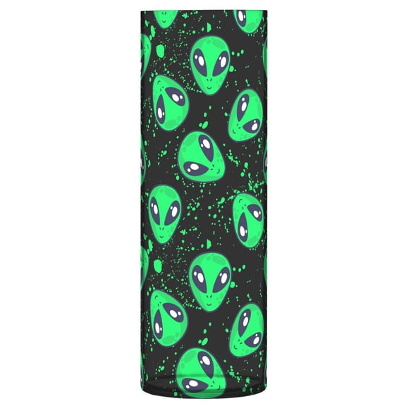 JSTEL Alien Space Doodle Fun Flower Vase Decorative Floreros for Home Decor Bedroom Living Room Office Table Shelf Bathroom