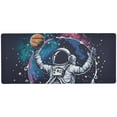 thumbnail image 1 of JSTEL Astronaut Basketball Space Pop Large Gaming Mouse Pad Big Mousepad Mice Keyboard Mat with Non-Slip Rubber Base for Computer Laptop Home & Office, 31.5 X 11.8 inch, 1 of 6