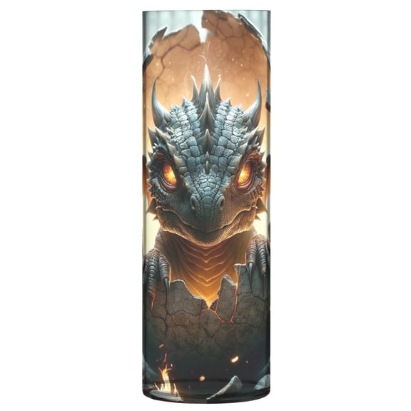 JSTEL Baby Dragon Flower Vase Decorative Floreros for Home Decor Bedroom Living Room Office Table Shelf Bathroom