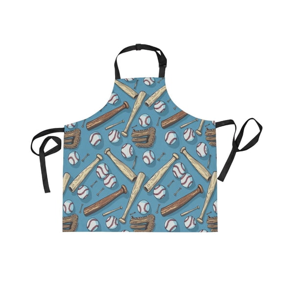 JSTEL Baseball Glove Bat Apron with 2 Pockets for Women Men Adjustable Garden Bib