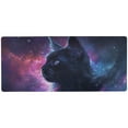 thumbnail image 1 of JSTEL Black Cat Galaxy Large Gaming Mouse Pad Big Mousepad Mice Keyboard Mat with Non-Slip Rubber Base for Computer Laptop Home & Office, 31.5 X 15.7 inch, 1 of 6