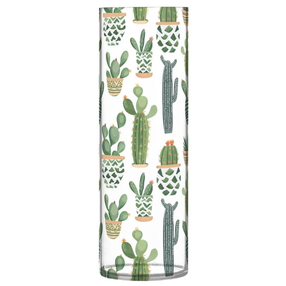 JSTEL Cactus Cacti Boho Flower Vase Decorative Floreros for Home Decor Bedroom Living Room Office Table Shelf Bathroom