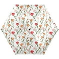 thumbnail image 1 of JSTEL Carnation Flowers Floral Folding Umbrella for Rain Sun Travel Mini Lightweight Compact Umbrellas, 1 of 5