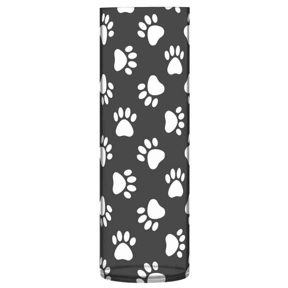 JSTEL Cat Dog Paw Print Flower Vase Decorative Floreros for Home Decor Bedroom Living Room Office Table Shelf Bathroom