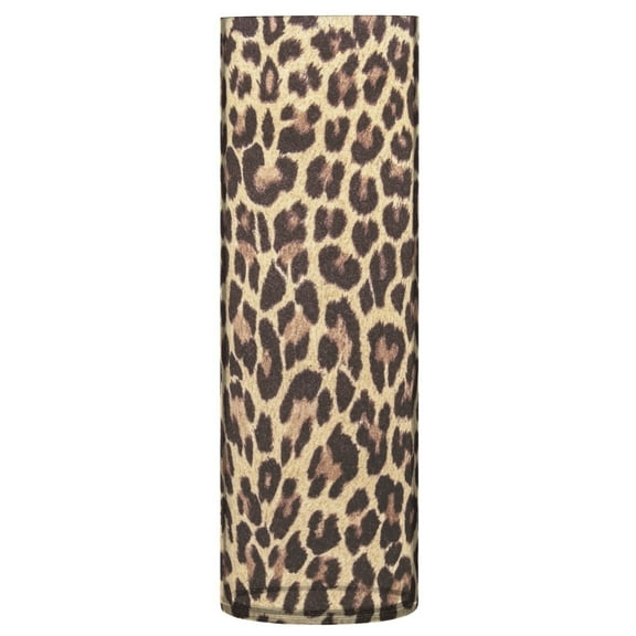 JSTEL Cheetah Leopard Prints Animal Flower Vase Decorative Floreros for Home Decor Bedroom Living Room Office Table Shelf Bathroom
