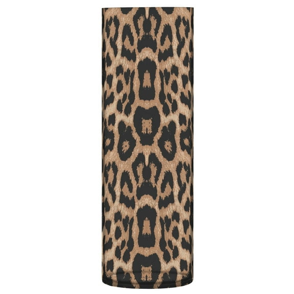 JSTEL Cheeteh Leopard Print Animal Flower Vase Decorative Floreros for Home Decor Bedroom Living Room Office Table Shelf Bathroom