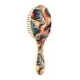 thumbnail image 1 of JSTEL Coil Bubble Hair Brush for Women Men Natural Wood Detangler Brushes for All Hair Types Hairbrush for Wet & Dry, 1 of 7