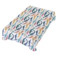 thumbnail image 1 of JSTEL Colorful Whales Table Cloth Rectangle 54 x 72 Inch Tablecloth Anti Wrinkle Table Cover for Dining Kitchen Parties, 1 of 6