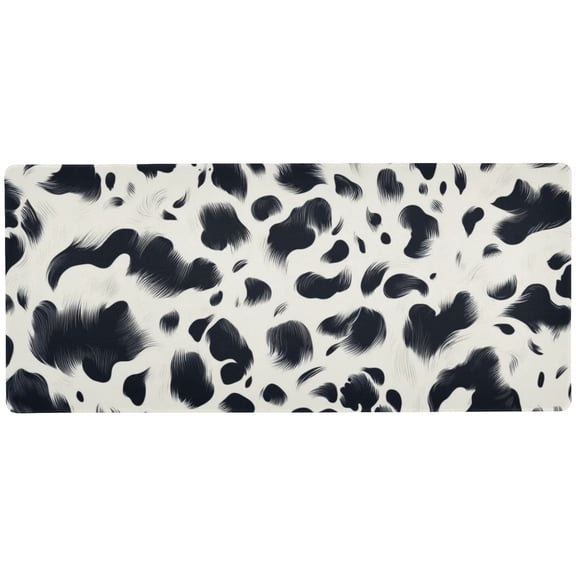 JSTEL Cow Prints Large Gaming Mouse Pad Big Mousepad Mice Keyboard Mat with Non-Slip Rubber Base for Computer Laptop Home & Office, 31.5 X 15.7 inch