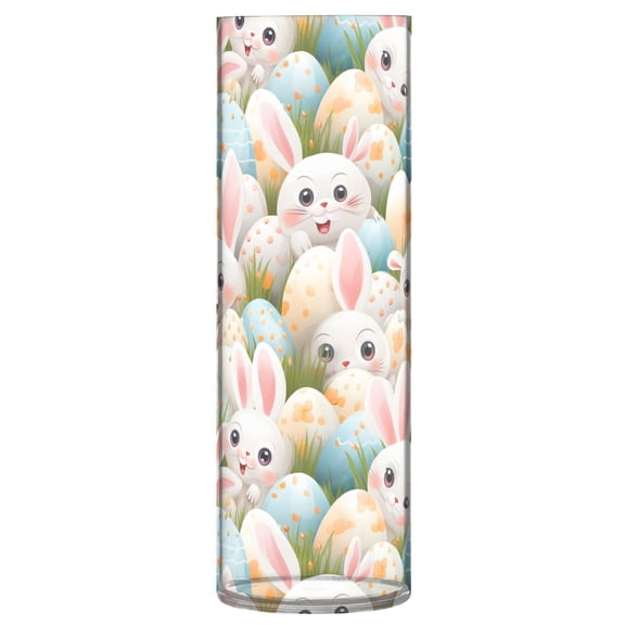 JSTEL Cute Bunny Easter Flower Vase Decorative Floreros for Home Decor Bedroom Living Room Office Table Shelf Bathroom