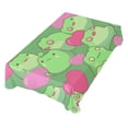 thumbnail image 1 of JSTEL Cute Frogs Hearts Table Cloth Square 54 x 54 Inch Tablecloth Anti Wrinkle Table Cover for Dining Kitchen Parties, 1 of 6