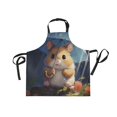 thumbnail image 1 of JSTEL Cute Hamster Apron with 2 Pockets for Women Men Adjustable Garden Bib, 1 of 5