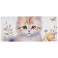 thumbnail image 1 of JSTEL Cute Kitten Cat Flowers Large Gaming Mouse Pad Big Mousepad Mice Keyboard Mat with Non-Slip Rubber Base for Computer Laptop Home & Office, 31.5 X 15.7 inch, 1 of 6