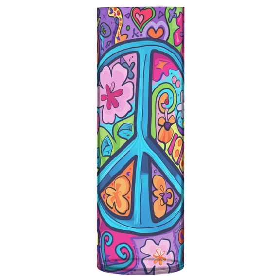 JSTEL Cute Peace Sign Flower Vase Decorative Floreros for Home Decor Bedroom Living Room Office Table Shelf Bathroom