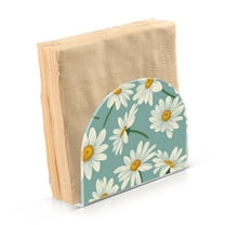 JSTEL Daisy Flower Napkin Holder for Table Cocktail Farmhouse, Paper Napkins Dispenser for Home Kitchen Coffee Shop Dining Room Decor