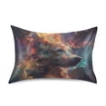 thumbnail image 1 of JSTEL Dog Nebula Satin Pillowcase Queen Size Pillow Cases Envelope Closure Bed Pillow Cover, 20 x 30 inch, 1 of 9