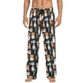 thumbnail image 1 of JSTEL Doodle Dog Prints Puppy Men's Sleepwear Mens Pajama Pants Bottoms with Pockets, M, 1 of 6