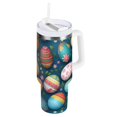 thumbnail image 1 of JSTEL Easter Eggs 40 oz Tumbler Stainless Steel Water Bottle Vacuum Insulated Cup with Straw Lid & Handle For Travel Car Cup Holder, 1 of 8