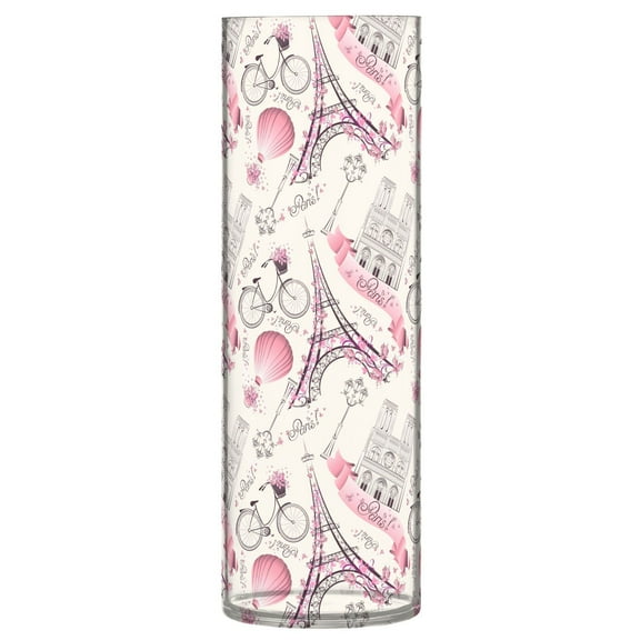 JSTEL Eiffel Tower Paris Flower Vase Decorative Floreros for Home Decor Bedroom Living Room Office Table Shelf Bathroom