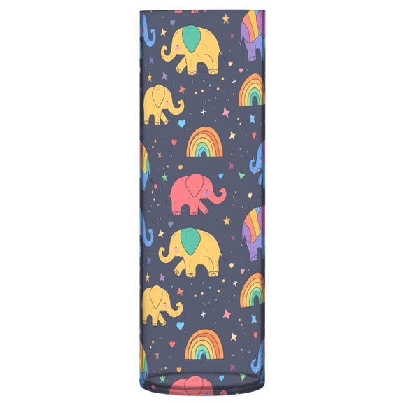 JSTEL Elephant Cartoon Flower Vase Decorative Floreros for Home Decor Bedroom Living Room Office Table Shelf Bathroom