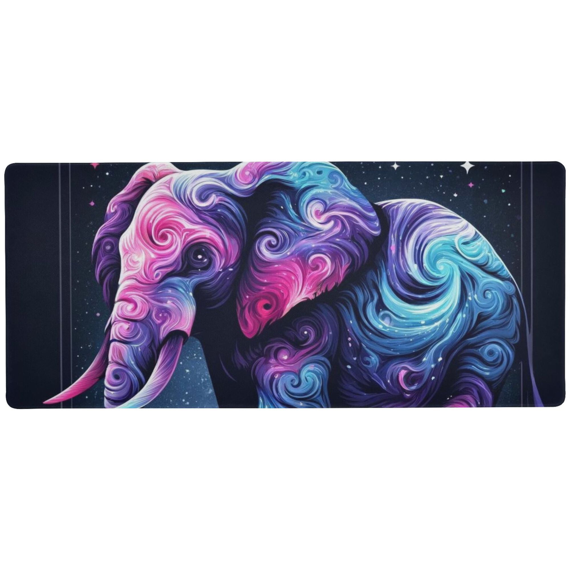 JSTEL Elephant Starry Sky Large Gaming Mouse Pad Big Mousepad Mice ...