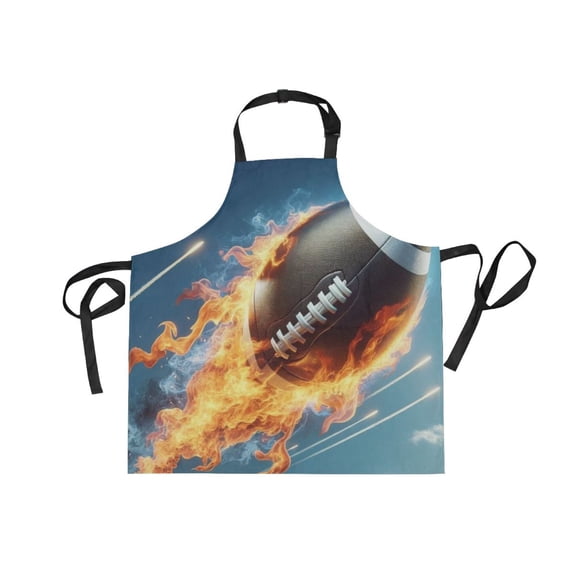 JSTEL Football Firing Apron with 2 Pockets for Women Men Adjustable Garden Bib