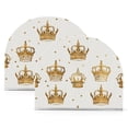 thumbnail image 1 of JSTEL Gold Crown Napkin Holder for Table Cocktail Farmhouse, 2pcs Paper Napkins Dispenser for Home Kitchen Coffee Shop Dining Room Decor, 1 of 9