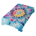 thumbnail image 1 of JSTEL Mandala Blue Tie Dye Table Cloth Rectangle 54 x 72 Inch Tablecloth Anti Wrinkle Table Cover for Dining Kitchen Parties, 1 of 6
