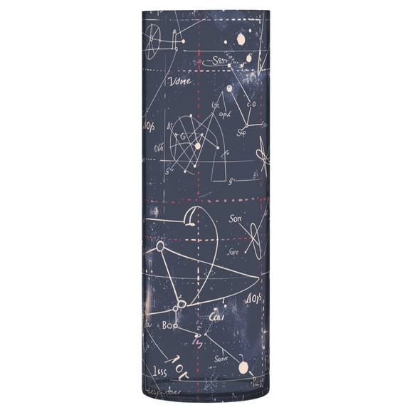 JSTEL Math Formula Sience Flower Vase Decorative Floreros for Home Decor Bedroom Living Room Office Table Shelf Bathroom