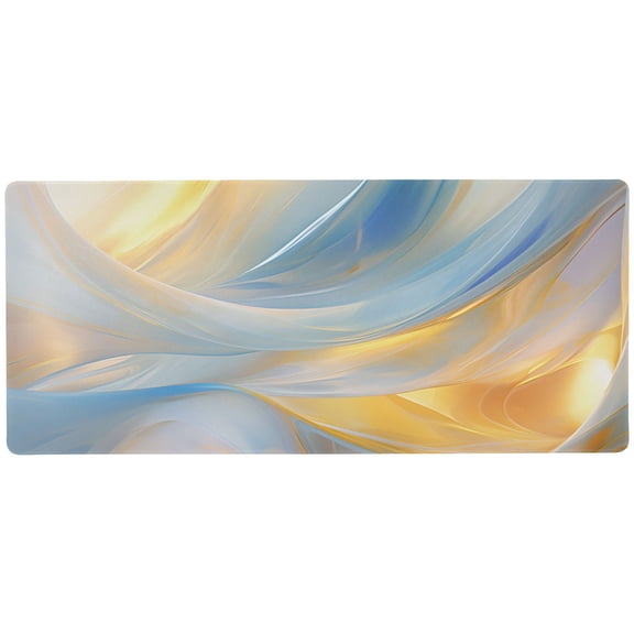 JSTEL Metal Texture Marble Large Gaming Mouse Pad Big Mousepad Mice Keyboard Mat with Non-Slip Rubber Base for Computer Laptop Home & Office, 31.5 X 11.8 inch