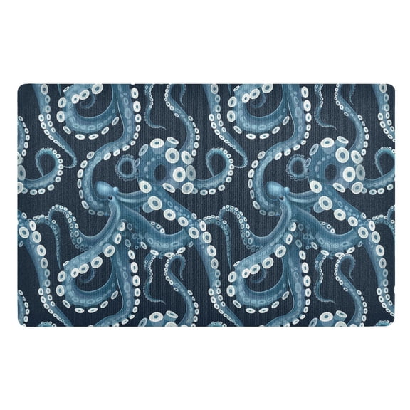 JSTEL Octopus Tentacles Front Door Mat Outside Entrance 32x20 Inch Doormat for Outdoor Indoor Washable Non Slip Floor Mats