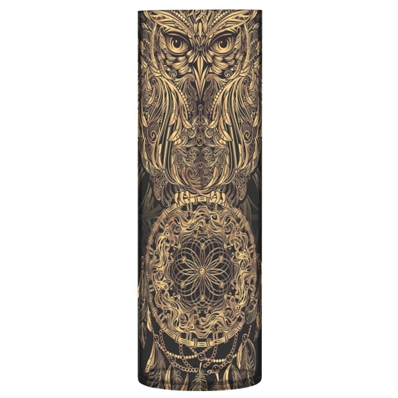 JSTEL Owl Dream Catcher Mandala Ethnic Dreamcatcher Flower Vase Decorative Floreros for Home Decor Bedroom Living Room Office Table Shelf Bathroom