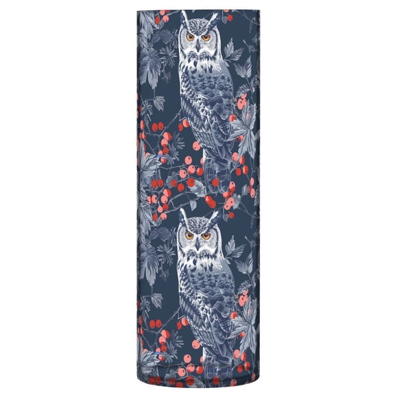 JSTEL Owl Poinsettia Flower Berry Flower Vase Decorative Floreros for Home Decor Bedroom Living Room Office Table Shelf Bathroom