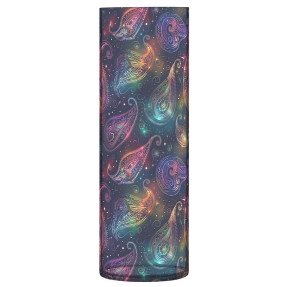 JSTEL Paisley Rainbow Nebula Flower Vase Decorative Floreros for Home Decor Bedroom Living Room Office Table Shelf Bathroom