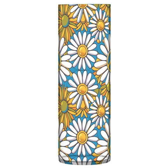 JSTEL Peace Daisy Flower Flower Vase Decorative Floreros for Home Decor Bedroom Living Room Office Table Shelf Bathroom
