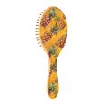 thumbnail image 1 of JSTEL Pineapple Fruit Yellow Hair Brush for Women Men Natural Wood Detangler Brushes for All Hair Types Hairbrush for Wet & Dry, 1 of 7