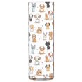 JSTEL Puppy Dog Print Cartoon Flower Vase Decorative Floreros for Home