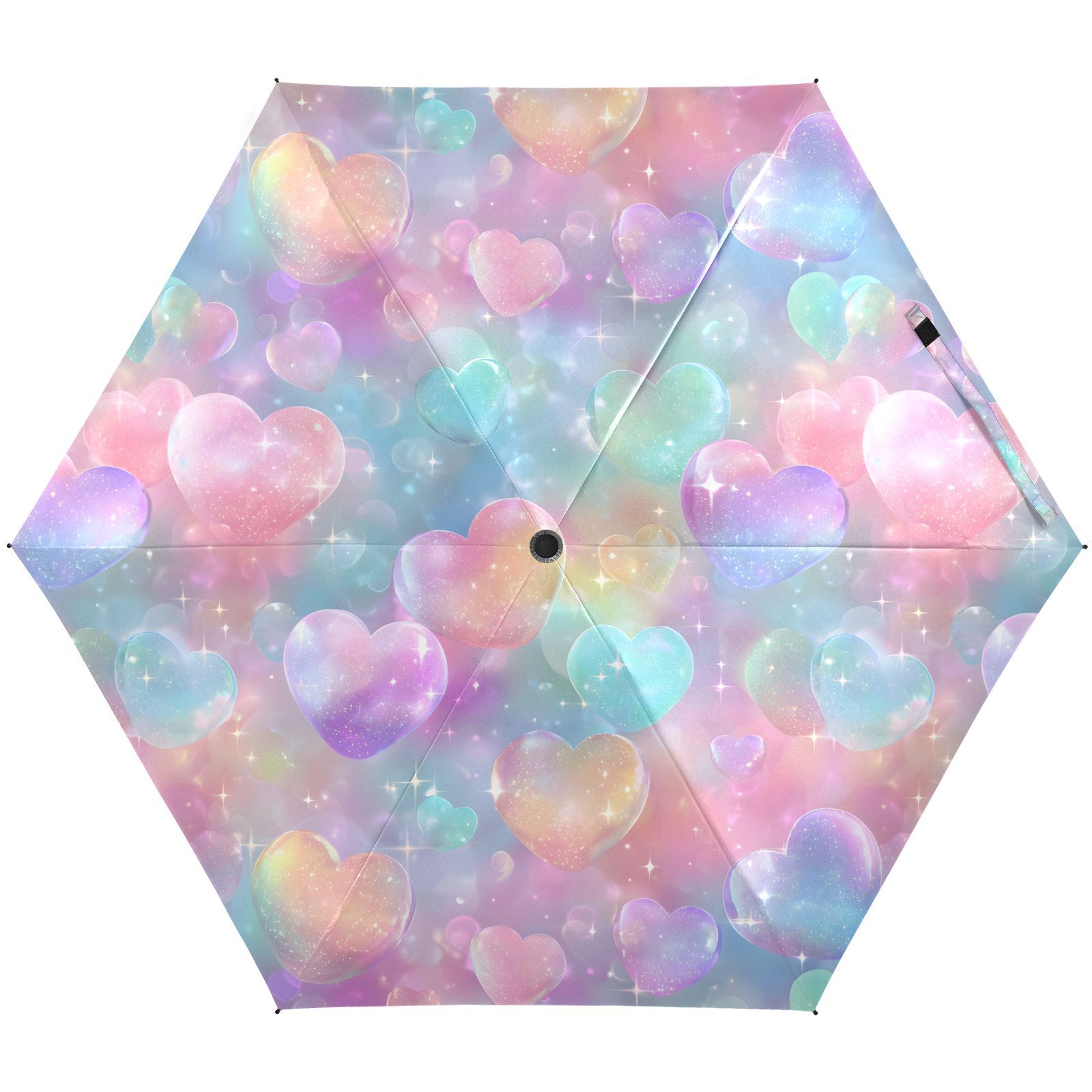 Dansydaisy 50 Pcs Clear Bubble Umbrellas 52 Inch Large