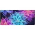 thumbnail image 1 of JSTEL Rainbow Mandala Transparent Flowers Large Gaming Mouse Pad Big Mousepad Mice Keyboard Mat with Non-Slip Rubber Base for Computer Laptop Home & Office, 35.4 X 15.7 inch, 1 of 6