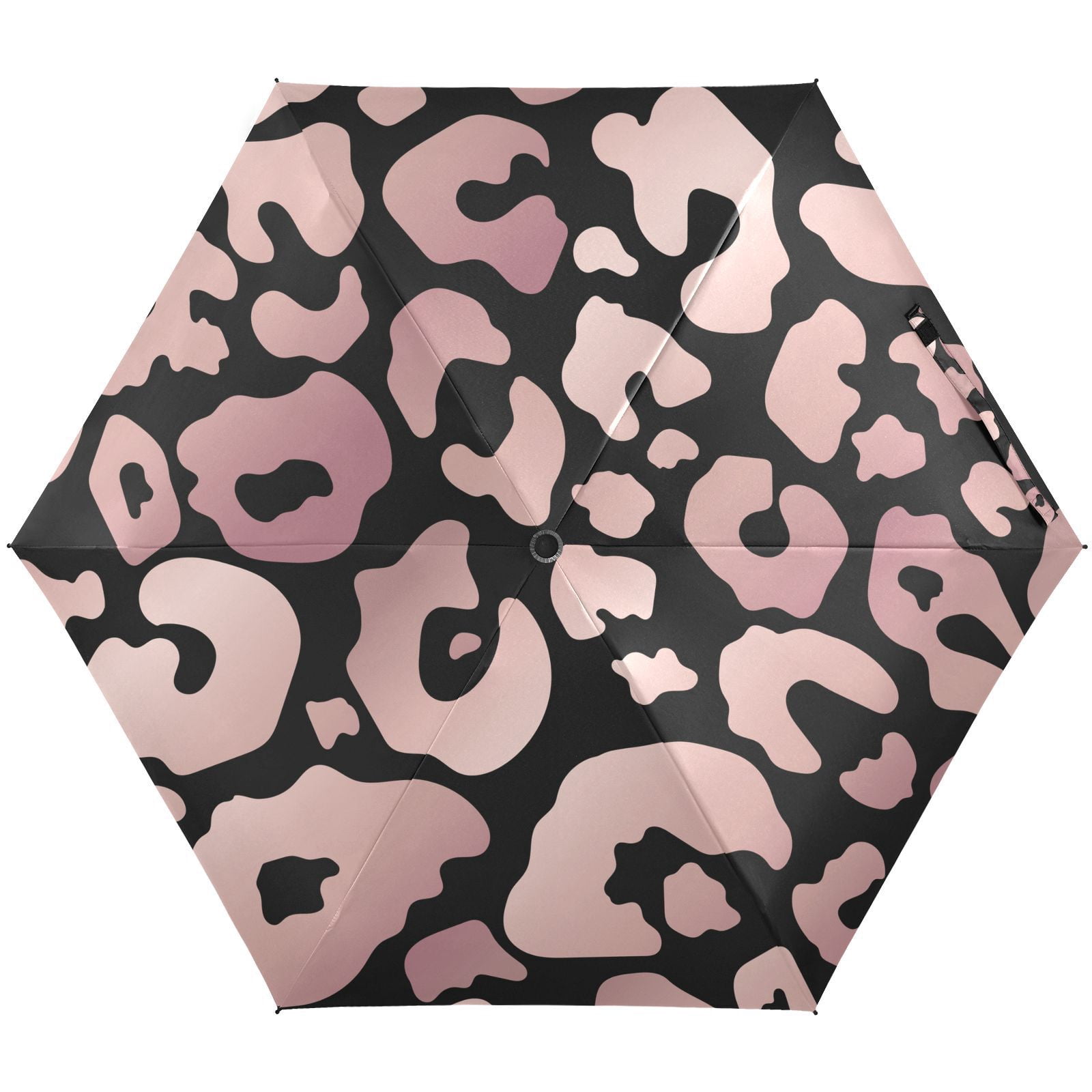 Purple Cheetah Leopard Pattern Print Foldable Umbrella main image 0