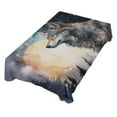thumbnail image 1 of JSTEL Wolf Moon at Night Table Cloth Rectangle 60 x 90 Inch Tablecloth Anti Wrinkle Table Cover for Dining Kitchen Parties, 1 of 6