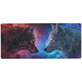 thumbnail image 1 of JSTEL Wolves in Galaxy Large Gaming Mouse Pad Big Mousepad Mice Keyboard Mat with Non-Slip Rubber Base for Computer Laptop Home & Office, 31.5 X 11.8 inch, 1 of 6