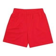 thumbnail image 1 of JSheng Men's Athletic Shorts Mesh Solid Color Sports Fitness Pockets Breathable Holiday Beach Shorts Red S, 1 of 4
