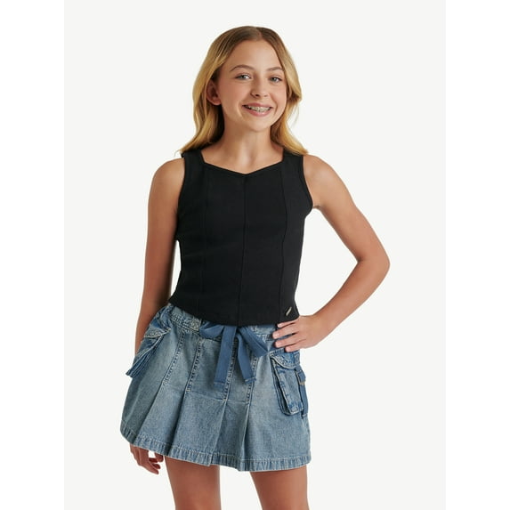 JSport Girls Baselayer Rib Tank, Sizes XS - XLP