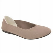 Jsport Womens Ballet Flats Round Toe Walking Flats Slip On Shoes Soft Lightweight