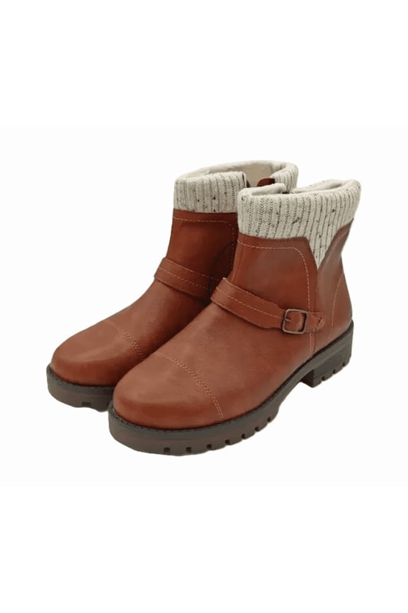 JSport Womens Ankle Boots - Color Brown - Size 10