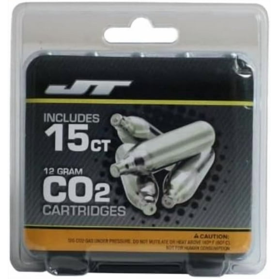 JT 12gram CO2 Cartridges - 15ct$$Sport & Recreation Other